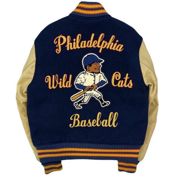 Philadelphia Wild Cats Baseball Men's multi Varsity Jacket