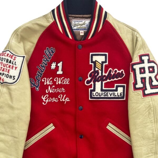 1986 Louisville Rockies Kentucky State Champs Men's multi Varsity Jacket