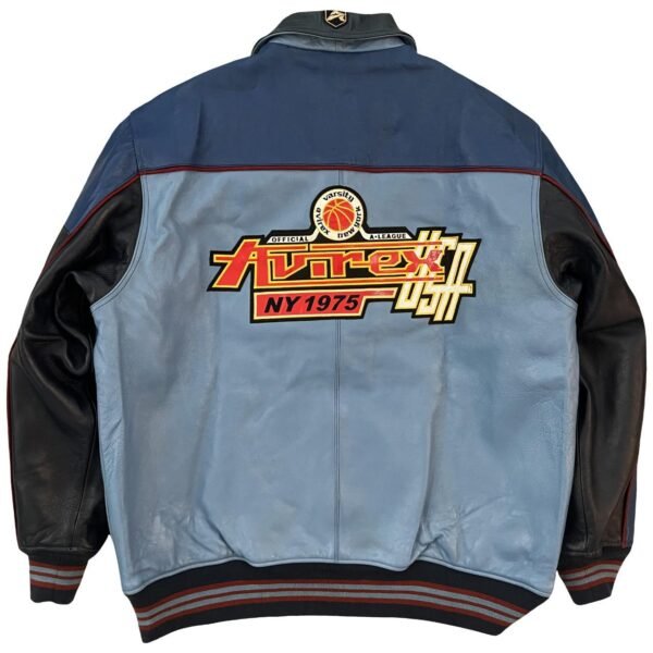 Avirex Leather NY 1975 Men's multi Varsity Jacket
