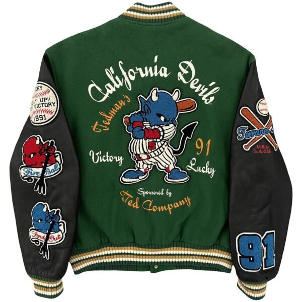 Tedman’s California Devils Men's multi Varsity Jacket