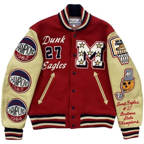 Madison I.S.B.L Dunk Eagles Men’s multi Varsity Jacket