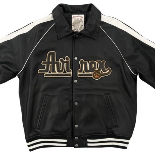 Newyork All American Established 1976 Men’s Black and White Varsity Jacket