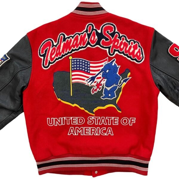 Tedman’s Spirit United State Of America Men's multi Varsity Jacket