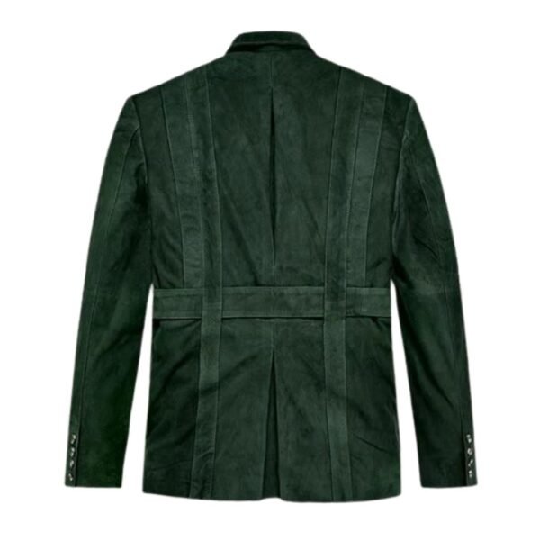 Safari Forest Suede Leather Blazer