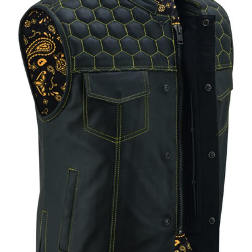 Gold Rush Leather Vest