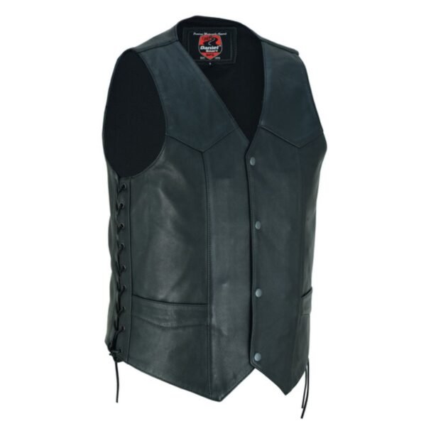 Gold Traditional Leather Vest