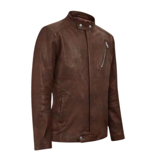 Motorad Spanish Brown Biker Leather Jacket