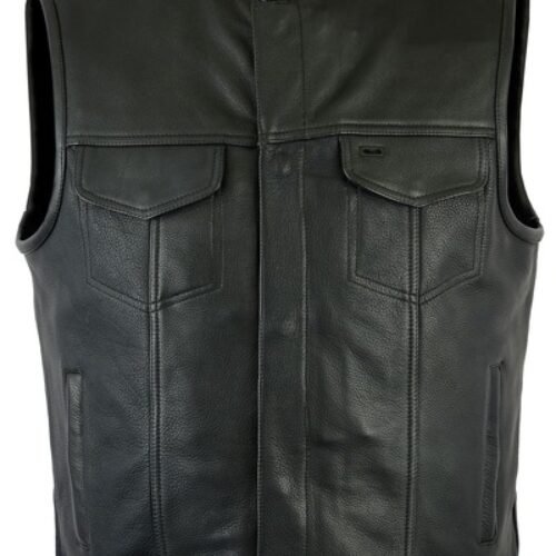 Men’s Gun Pocket Vest with Bottom Side Zippers