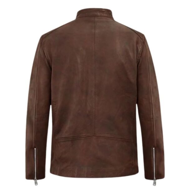 Motorad Spanish Brown Biker Leather Jacket