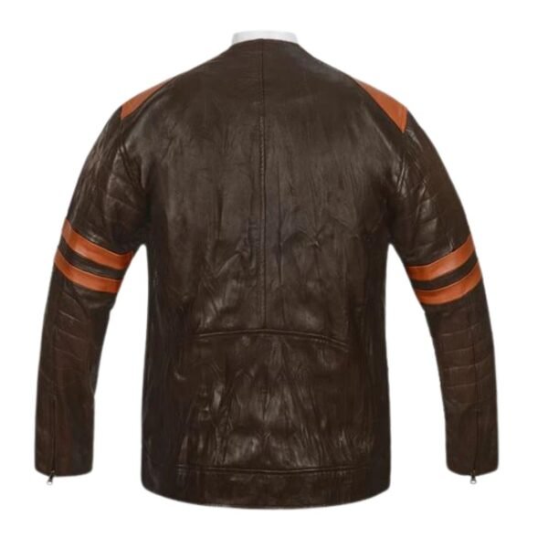 Leather Fighter T-Shirt Jacket