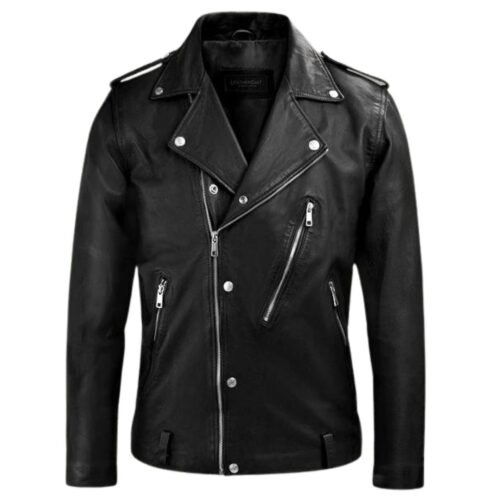 Beast Black Biker Leather Jacket