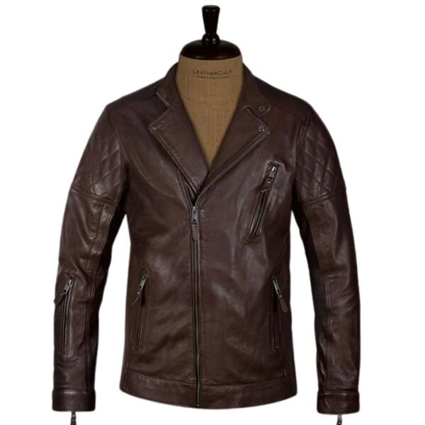 Moto Biker Leather Jacket