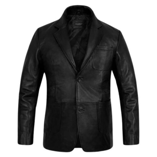 Leather Blazer