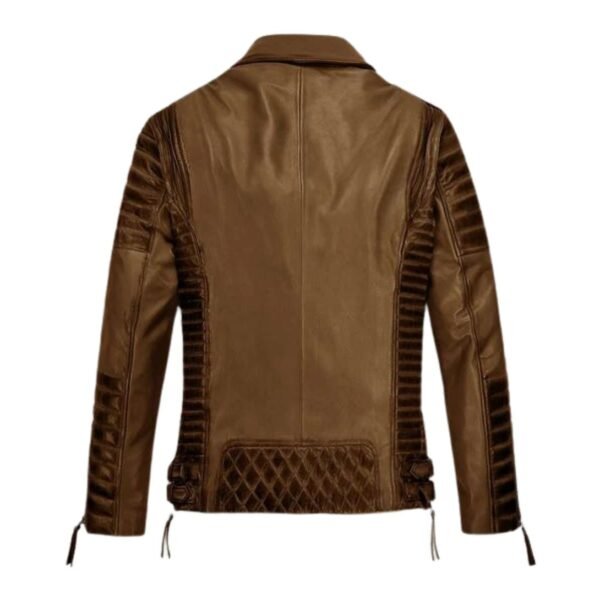 Charles Burnt Tan Leather Jacket