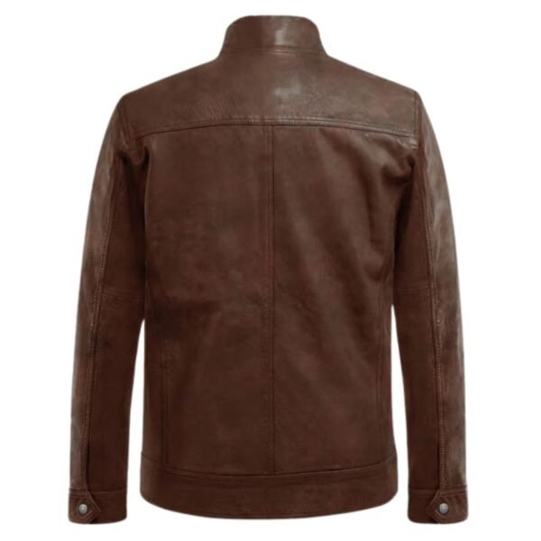 Thunder Storm Spanish Brown Biker Leather Jacket