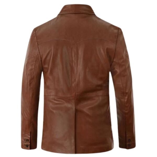 Western Leather Blazer