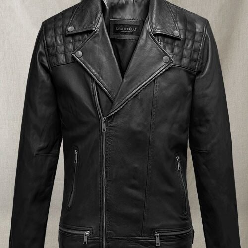 Ironwood Black Biker Leather Jacket