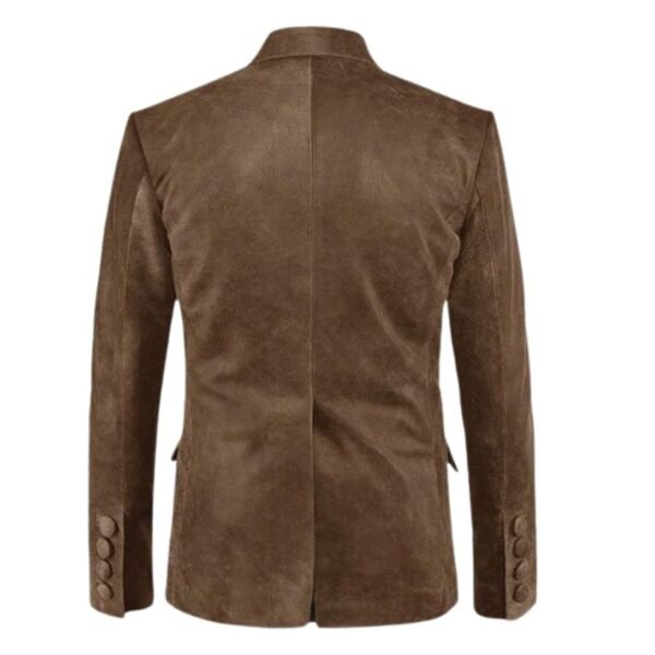 Quaint Leather Blazer