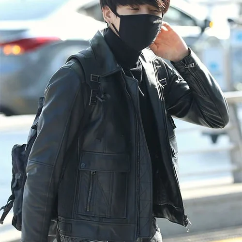 Jungkook Leather Jacket