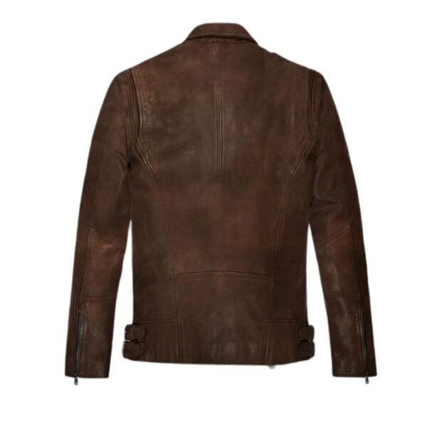 vFalcon Spanish Brown Rider Leather Jacket