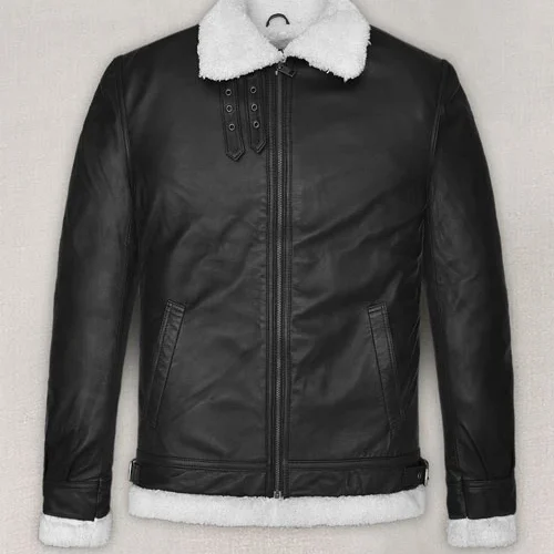 B3 Aviator Spanish Black Leather Jacket