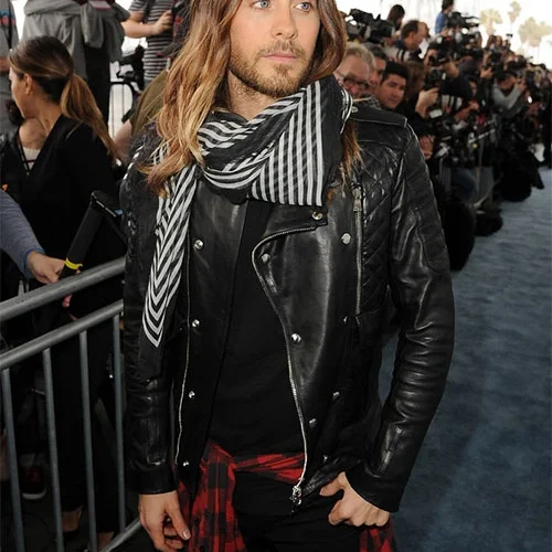 Jared Leto Leather Jacket