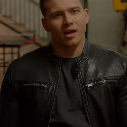 Oliver Stark 9-1-1 Leather Jacket