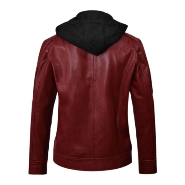 Rodeo Hooded Leather Jacket