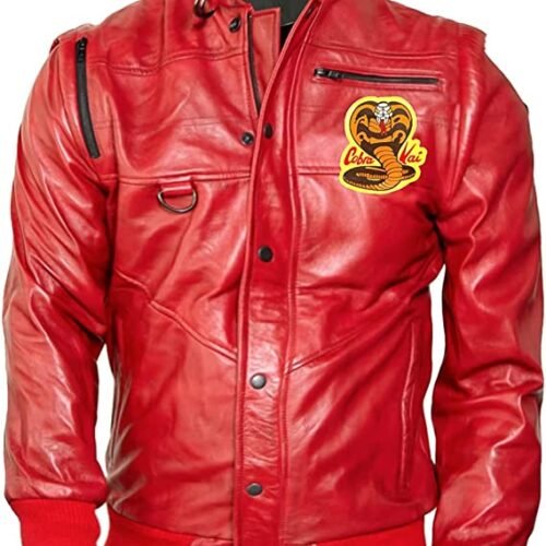 Leather Jacket Worn By Cobra Kai Red Karate Kid