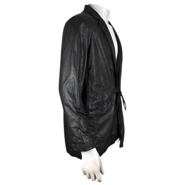 Leather Robe Couture Jacket