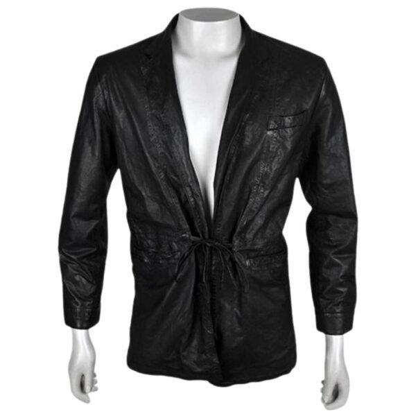 Leather Robe Couture Jacket