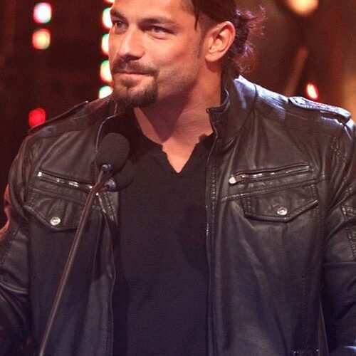 Roman Reigns Slammy Award Superstar of The Year Leather Jacket