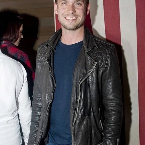 Patrick J Adams Leather Jacket