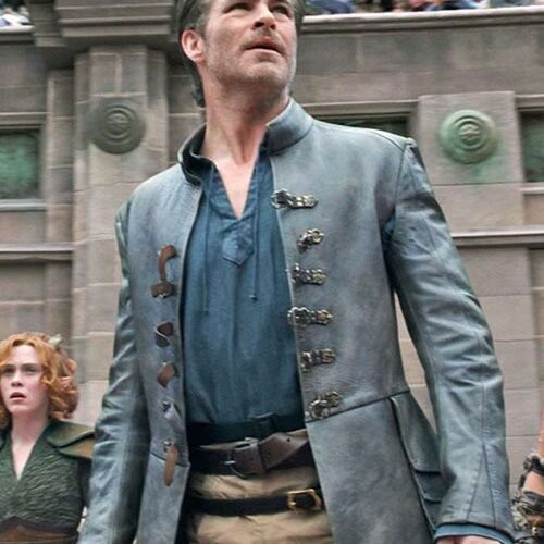 Chris Pine Dungeons and Dragons Leather Trench Coat