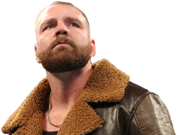 Faux Shearling Brown Leather Jacket Worn By Dean Ambrose