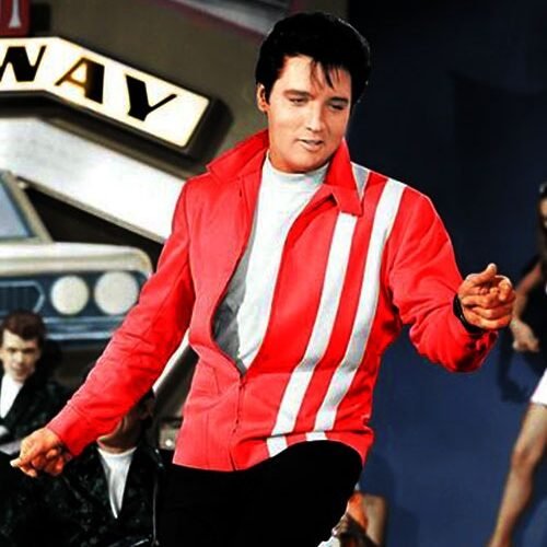 Elvis Presley Speedway Red Leather Jacket