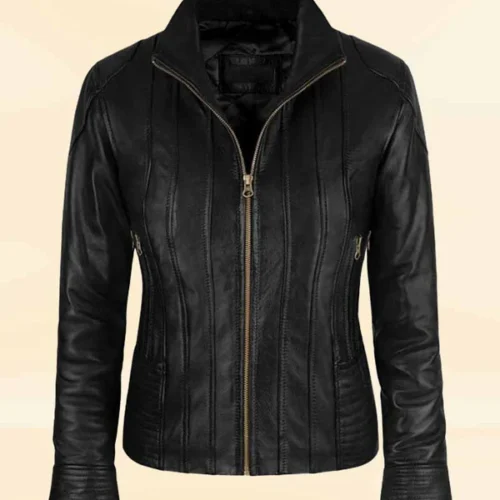 Premium Black Leather Jacket Worn By Megan Fox