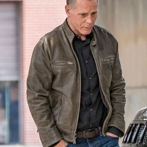 Jason Beghe Chicago P.D. Leather Jacket