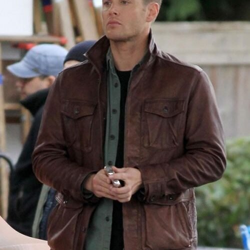 Jensen Ross Ackles Supernatural Season 7 Leather Jacket