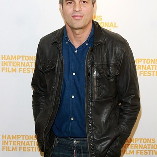 Mark Ruffalo Hamptons Film Festival Leather Jacket