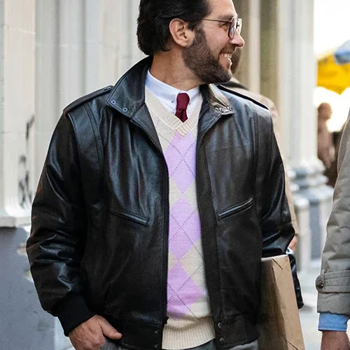 THE SHRINK NEXT DOOR LEATHER JACKET WORN BY PAUL RUDD