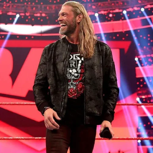 Leather Jacket from Monday Night RAW 2022 Worn by Edge