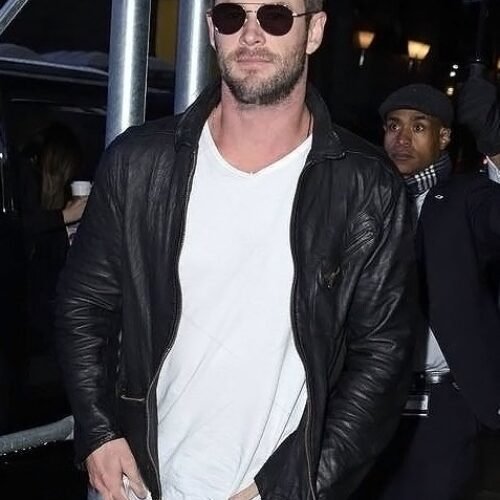 Chris Hemsworth Leather Jacket