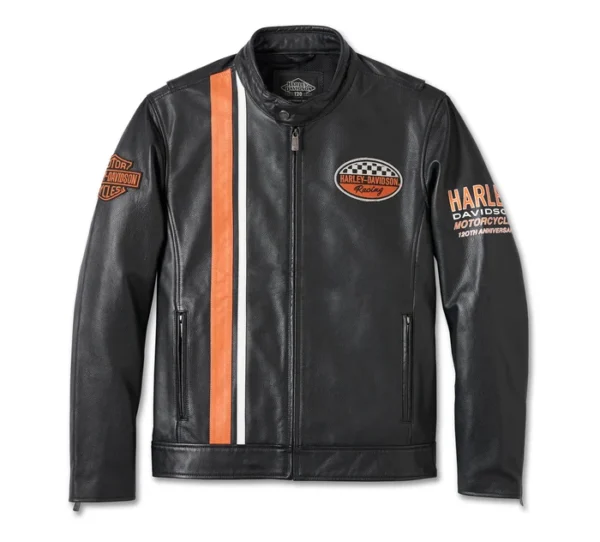 Harley Davidson Men’s 120th Anniversary Leather Jacket