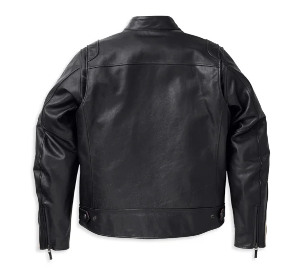 HARLEY DAVIDSON MEN’S ENDURO LEATHER RIDING JACKET BLACK