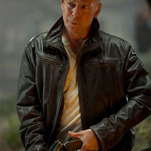 Die Hard 5 Bruce Willis Leather Jacket