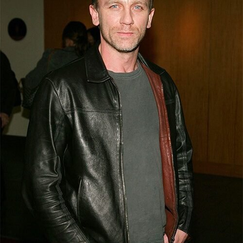 Daniel Craig Layer Cake Leather Jacket