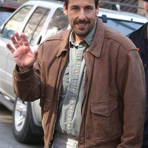 Adam Sandler the Meyerowitz Stories Leather Jacket