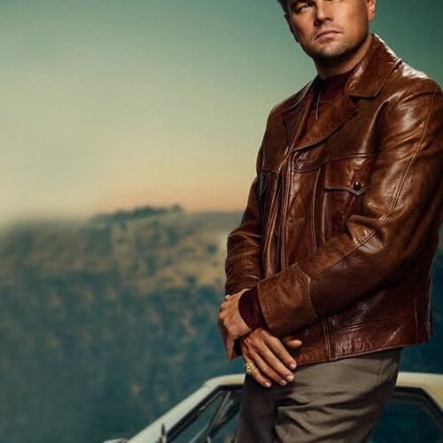 Leonardo Dicaprio Once upon A Time in Hollywood Leather Jacket