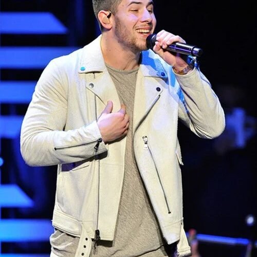 Nick Jonas Leather Jacket